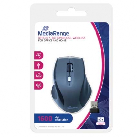 MediaRange optische 5-knops muis